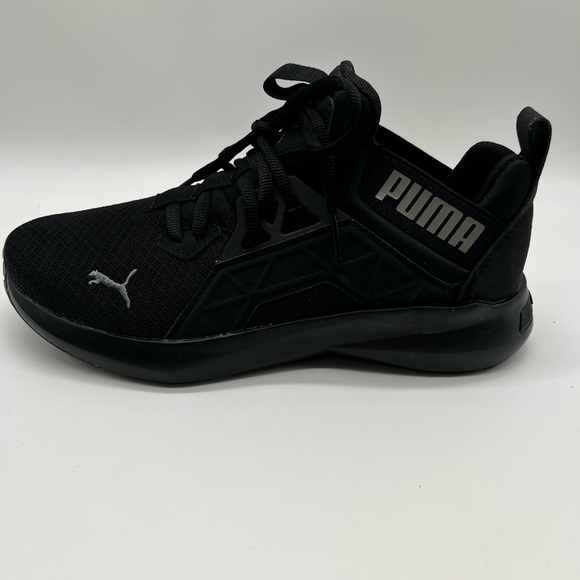 Puma Unisex Black Athletic Sneakers - Picture 2 of 10